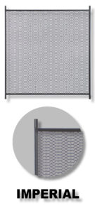 Imperial with Clear Anodized finish aluminum protective door grille